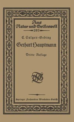 Gerhart Hauptmann (eBook, PDF) - Sulger-Gebing, Emil