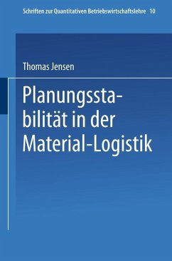 Cover Planungsstabilität in der Material-Logistik (eBook, PDF)