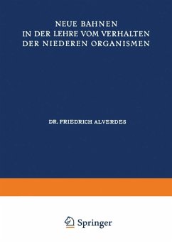 Cover Neue Bahnen in der Lehre vom Verhalten der Niederen Organismen (eBook, PDF)