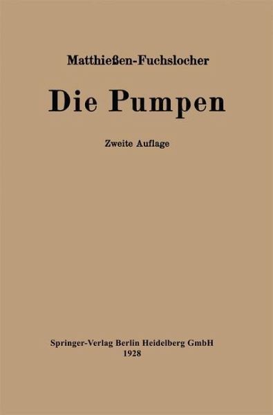 Die Pumpen (eBook, PDF) Die Pumpen (eBook, PDF)