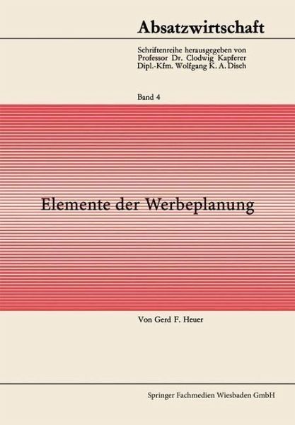 Elemente der Werbeplanung (eBook, PDF)