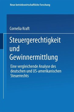 Steuergerechtigkeit und Gewinnermittlung (eBook, PDF) - Kraft, Cornelia