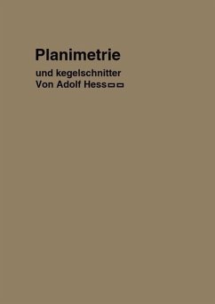 Cover Planimetrie mit einem Abriß über die Kegelschnitte (eBook, PDF)