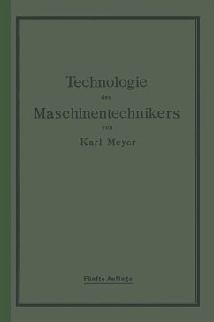 Cover Die Technologie des Maschinentechnikers (eBook, PDF)