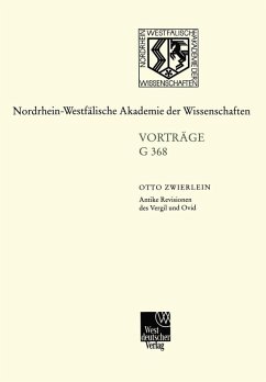 Cover Antike Revisionen des Vergil und Ovid (eBook, PDF)