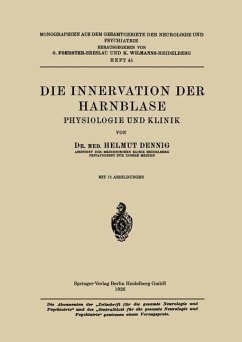Die Innervation der Harnblase (eBook, PDF) - Denning, Helmut