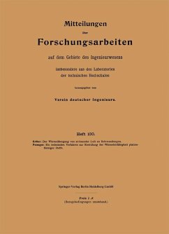 Mitteilungen über Forschungsarbeiten auf dem Gebiete des Ingenieurwesens (eBook, PDF) - Gröber, Heinrich; Poensgen, Richard