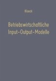 Betriebswirtschaftliche Input-Output-Modelle (eBook, PDF)