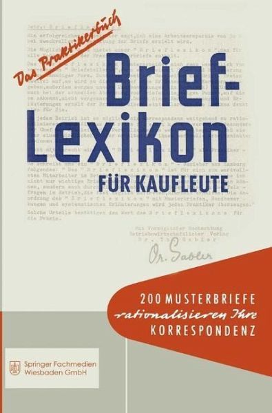Brief-Lexikon für Kaufleute (eBook, PDF) Brief-Lexikon für Kaufleute (eBook, PDF)