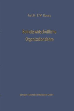 Cover Betriebswirtschaftliche Organisationslehre (eBook, PDF)