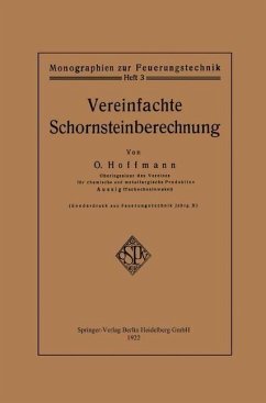 Vereinfachte Schornsteinberechnung (eBook, PDF) - Hoffmann, Otto