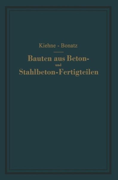 Bauten aus Beton- und Stahlbeton-Fertigteilen (eBook, PDF)