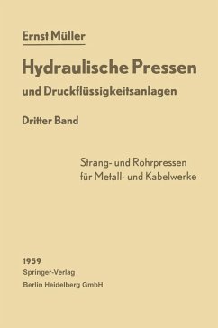 Cover Hydraulische Pressen und Druckflüssigkeitsanlagen (eBook, PDF)
