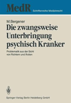 Cover Die zwangsweise Unterbringung psychisch Kranker (eBook, PDF)