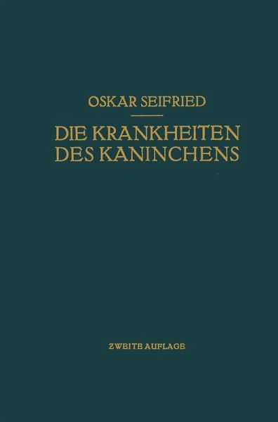 Die Krankheiten des Kaninchens (eBook, PDF) Die Krankheiten des Kaninchens (eBook, PDF)