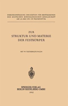 Zur Struktur und Materie der Festkörper (eBook, PDF) - O'Daniel, H.