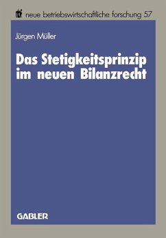 Das Stetigkeitsprinzip im neuen Bilanzrecht (eBook, PDF) - Müller, Jürgen
