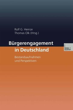 Bürgerengagement in Deutschland (eBook, PDF) Cover Bürgerengagement in Deutschland (eBook, PDF)