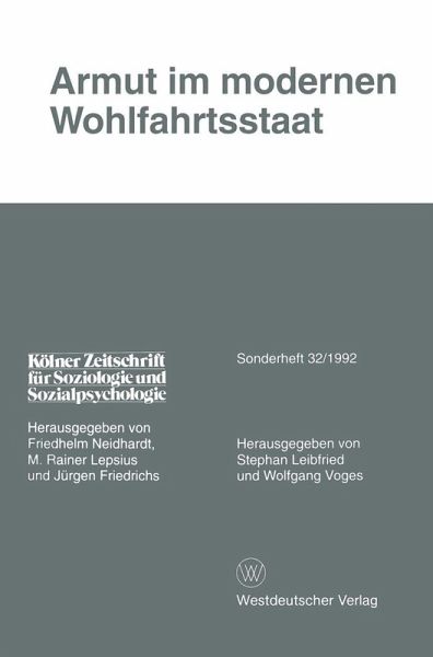 Armut im modernen Wohlfahrtsstaat (eBook, PDF)