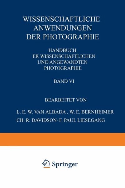 Wissenschaftliche Anwendungen der Photographie (eBook, PDF)