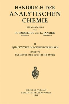 Elemente der Sechsten Gruppe (eBook, PDF) - Schmitz-Dumont, Otto; Stackelberg, Mark von; Tomíc¿ek, Oldr¿ích