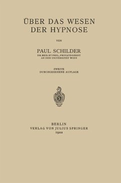 Über das Wesen der Hypnose (eBook, PDF) - Schilder, Paul
