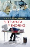 Surgical Management of Sleep Apnea and Snoring (eBook, PDF)