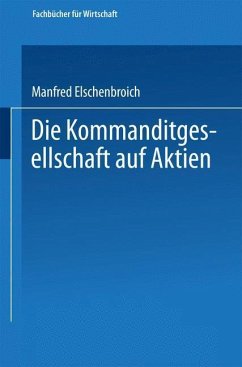 Cover Die Kommanditgesellschaft auf Aktien (eBook, PDF)