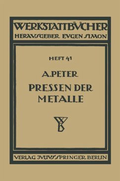 Cover Das Pressen der Metalle (Nichteisenmetalle) (eBook, PDF)