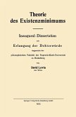 Theorie des Existenzminimums (eBook, PDF)