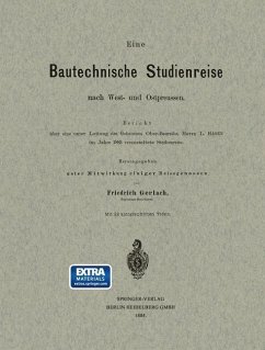 Cover Eine Bautechnische Studienreise nach West- und Ostpreussen (eBook, PDF)