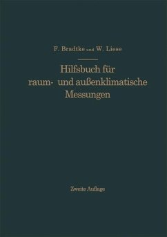 Hilfsbuch für raum- und außenklimatische Messungen (eBook, PDF) - Bradtke, Franz
