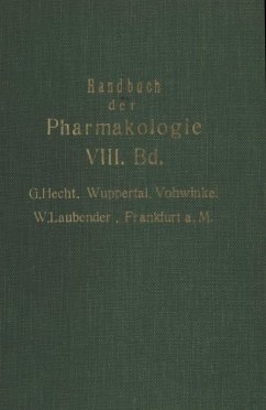 Handbuch der Experimentellen Pharmakologie (eBook, PDF) - Hecht, G.; Laubender, W.