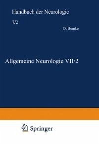 Allgemeine Neurologie VII/2 (eBook, PDF) - Guttmann, Ludwig; Neisser, E.; Forster, E.; Stenvers, H. W.