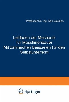 Cover Leitfaden der Mechanik für Maschinenbauer Mit zahlreichen Beispielen für den Selbstunterricht (eBook, PDF)