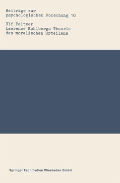 Cover Lawrence Kohlbergs Theorie des moralischen Urteilens (eBook, PDF)