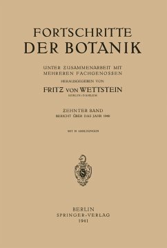 Fortschritte der Botanik (eBook, PDF) - Wettstein, Fritz Von