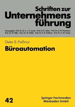 Büroautomation (eBook, PDF) - Preßmar, Dieter B.