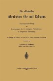 Die offizinellen ätherischen Öle und Balsame (eBook, PDF)