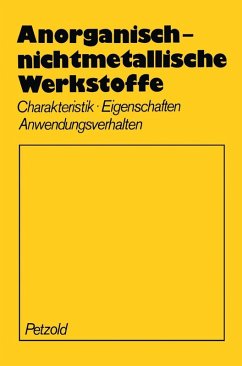 Cover Anorganisch-nichtmetallische Werkstoffe (eBook, PDF)
