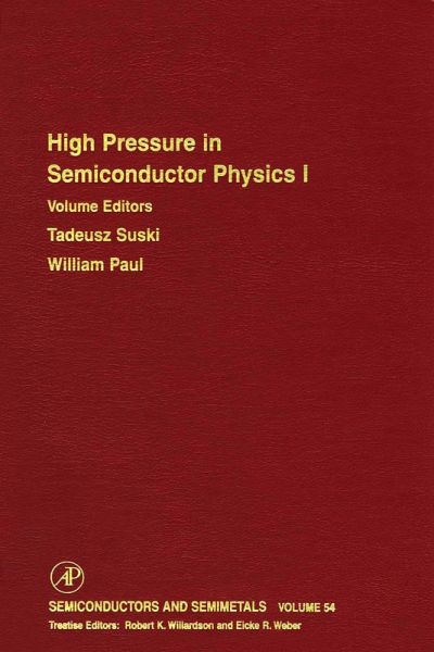 High Pressure Semiconductor Physics I (eBook, PDF) High Pressure Semiconductor Physics I (eBook, PDF)