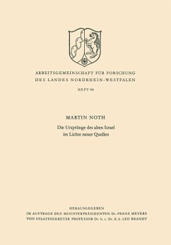 Die Ursprünge des alten Israel im Lichte neuer Quellen (eBook, PDF) - Noth, Martin