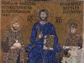 Byzantinischer Mosaizist um 1020 - Thronender und segnender Christus zwischen Kaiser und Kaiserin - 1.000 Teile (Puzzle)