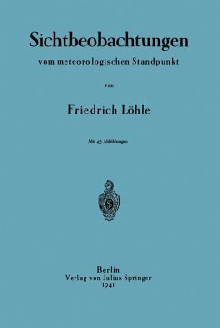 Sichtbeobachtungen vom meterologischen Standpunkt (eBook, PDF) - Löhle, Friedrich