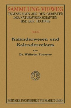 Cover Kalenderwesen und Kalenderreform (eBook, PDF)