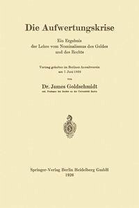 Cover Die Aufwertungskrise (eBook, PDF)
