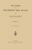 Die Lehre vom Raumsinn des Auges (eBook, PDF)