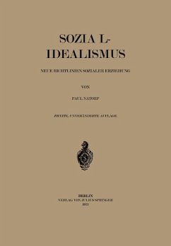 Sozial-Idealismus (eBook, PDF) - Natorp, Paul