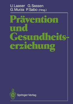 Cover Prävention und Gesundheitserziehung (eBook, PDF)