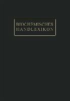 Biochemisches Handlexikon (eBook, PDF) - Mahn, Herbert; Rossner, Ernst; Sickel, Hans